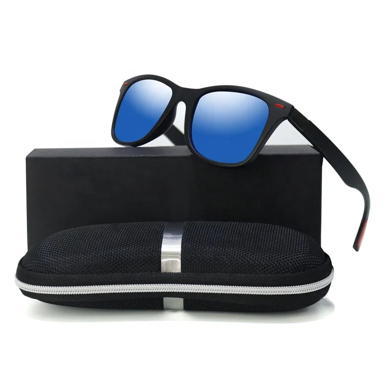 

Square Fashion Polarized Retro Classic Sunglasses Mens River Glasses Women Optical Popular Driving Lentes De Sol Sunglasses, 10 colors