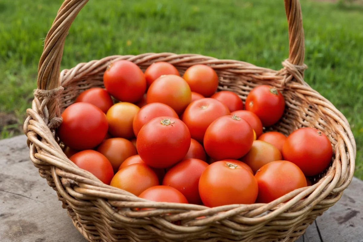 how to harvest tomato plants
