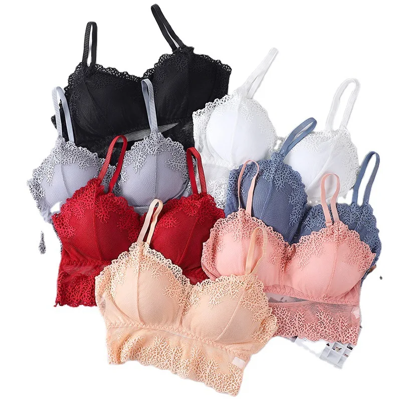 

3 pc sexy lingerie bra set lace underwear bras brief sets young girl sexy bra