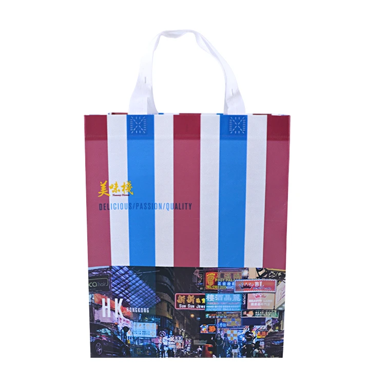 

strip eco friendly shopping non woven laminated bags reusable, Customised