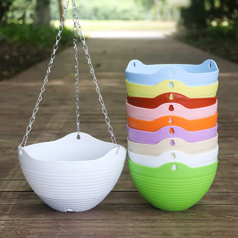 

Factory direct sales thickened hanging basket hanging flower pot plastic resin scindapsus aureus bonsai