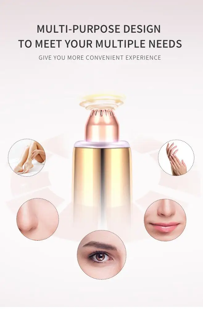 
Razor Epilator Hair Remover Electric Machine Shaver Eyebrow Trimmer 