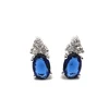 Cheap Wholesale Sapphire Jewelry Cute for Girls Diamond Stud Hoop Earring