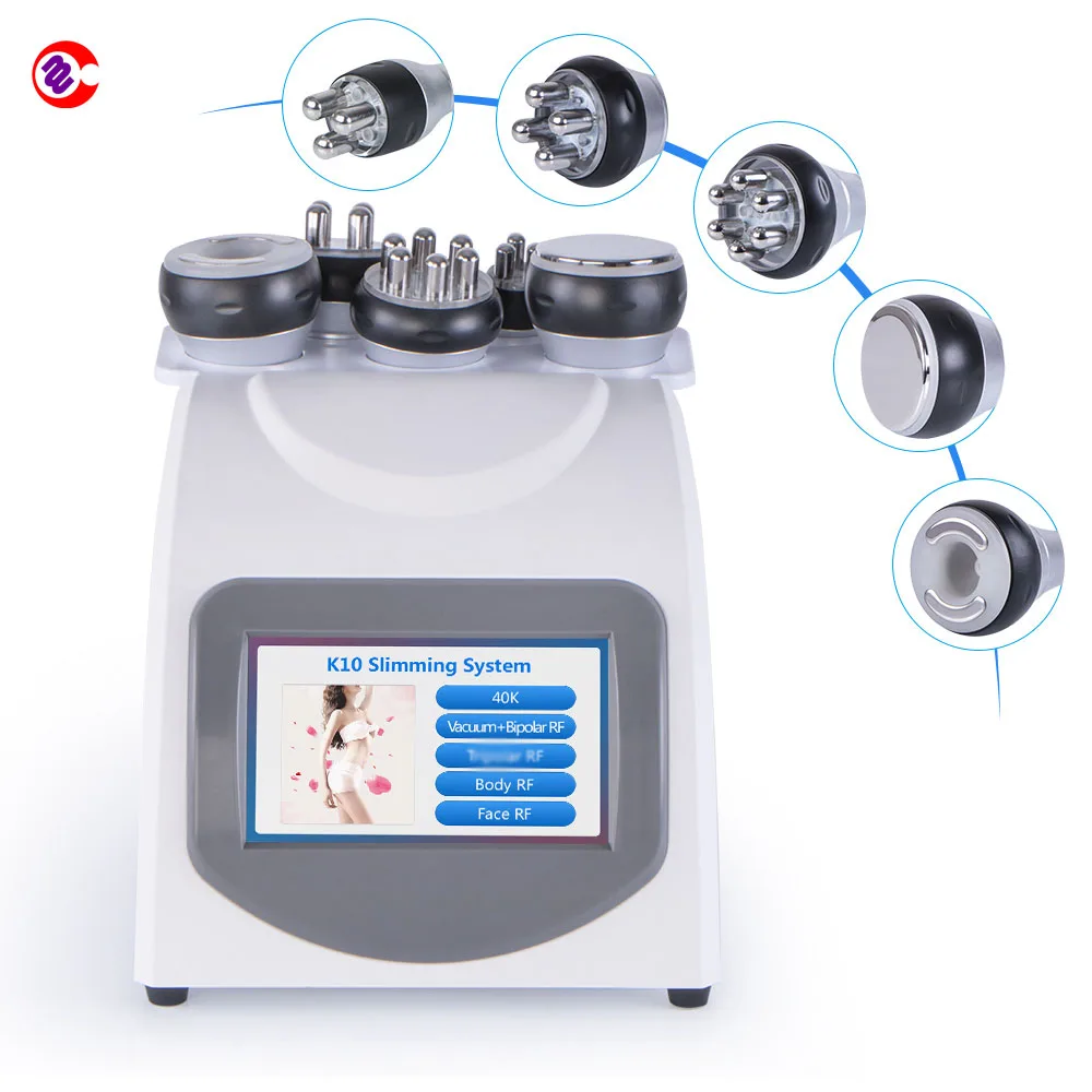 

6 in 1 40K ultrasonic cavitation vacuum rf body slimming machine weight loss cellulite removal body sculpting machine