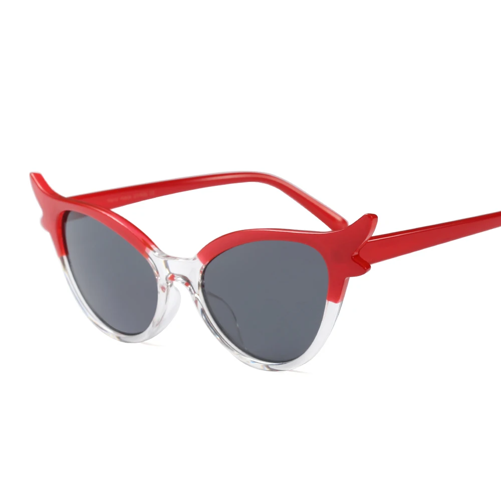 

SHINELOT 92136 Cateye Women Sunglasses Italy Brand Design Ce Sun Glasses UV400 Custom Logo