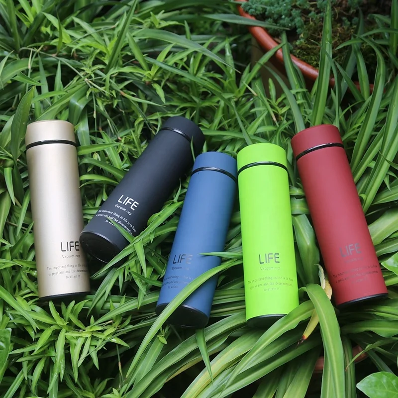 

Wholesale custom logo Life stainless steel double insulated vacuum bottle sport water bottle with tea infuser, Customized colors acceptable