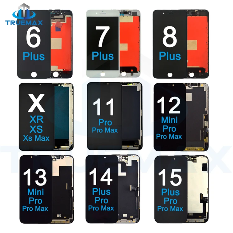 

Schermo for iphone8 screen display originale part for iphone 6 6s 7 8 plus x xs 11 12 13 14 pro max oled amoled replacements set