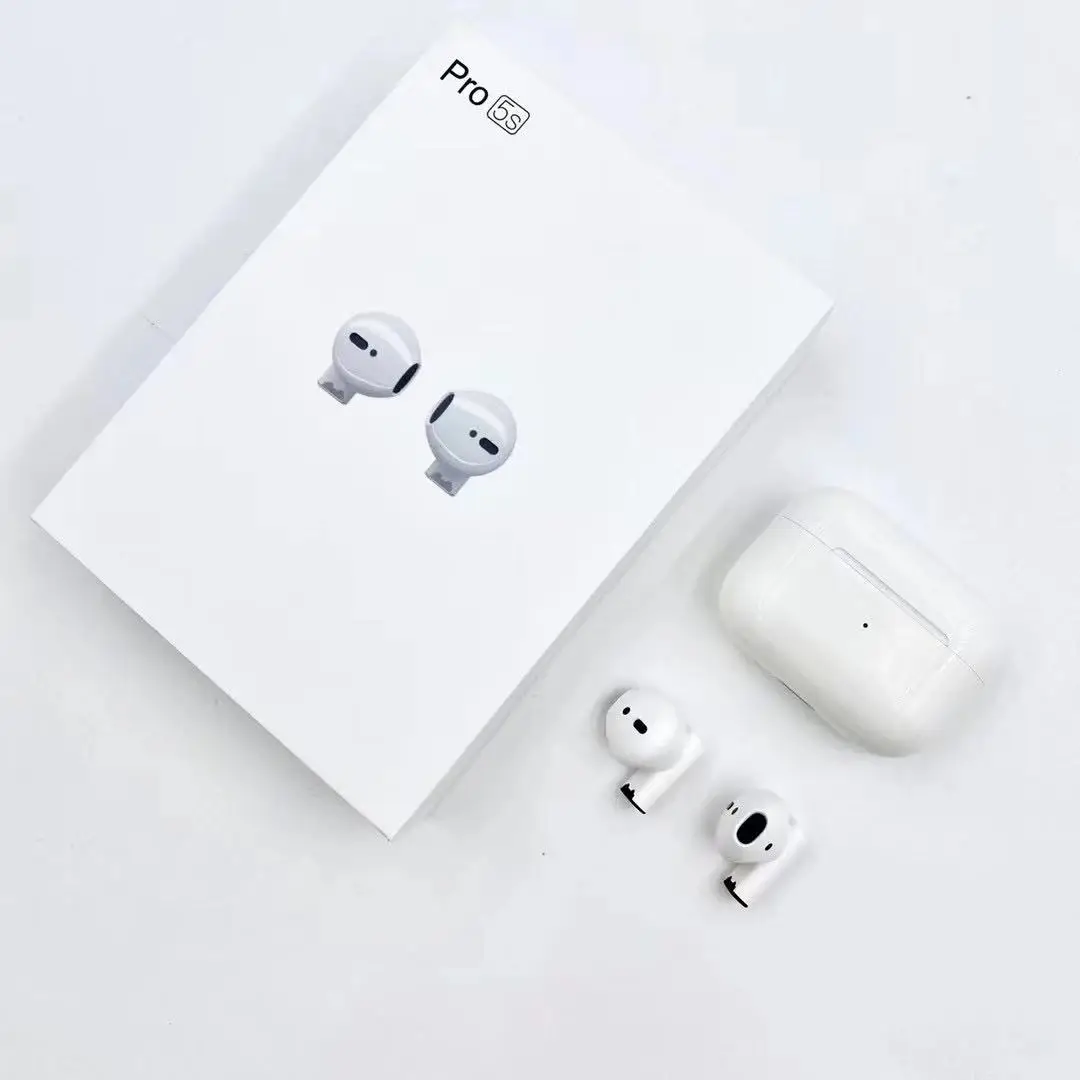 

Tws Pro 5s Earphone Wireless Air Pro 5s Earbuds Support Wireless Charging Siri Touch Control