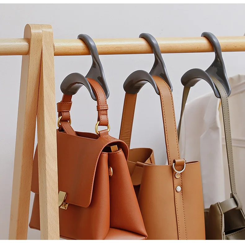 Shimoyama Newest Patented Bag Holder Hook Hanger In Gray And White