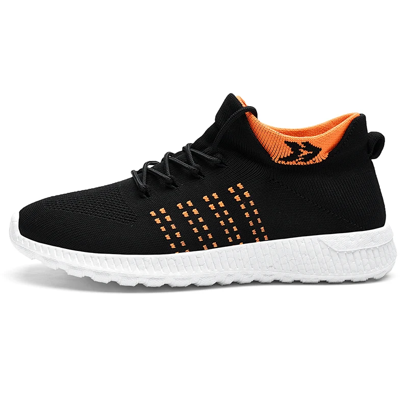 

Men's Flying Woven Sneaker Daddy Shoes Comfortable Breathable Leisure Shock-Absorbing Lightweight Running Man's Shoes