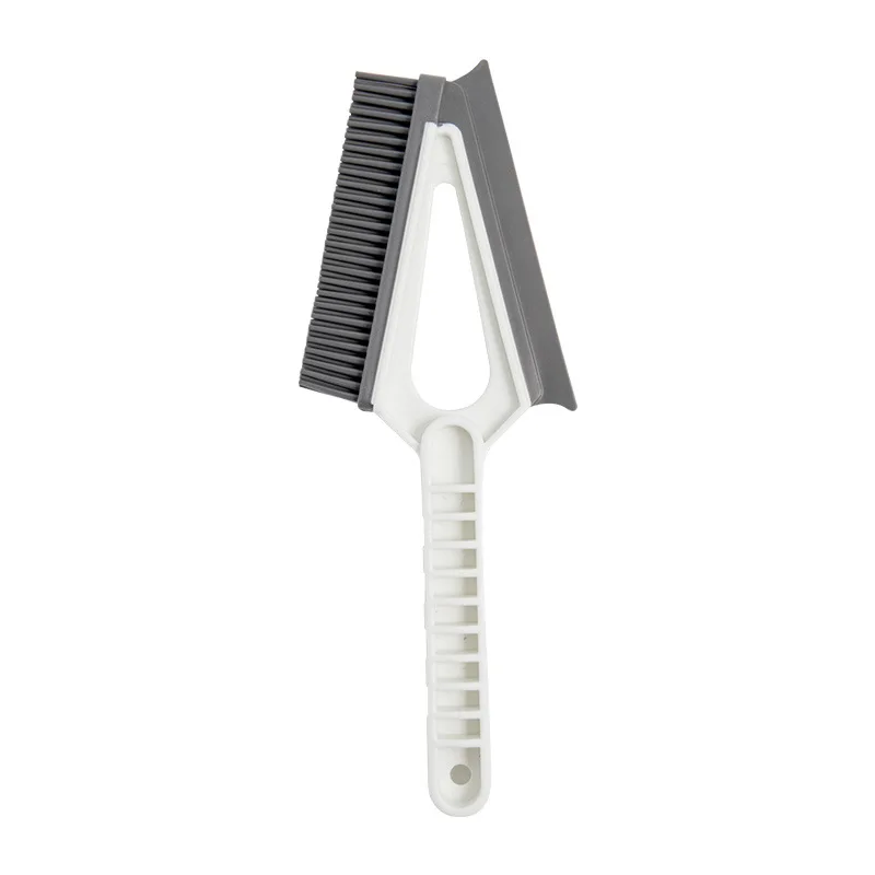

T269 Multipurpose Kitchen Bathroom Window Cleaner Practical Cleaning Tools Wash Station Flume Crevice Cleaning Brush, White grey