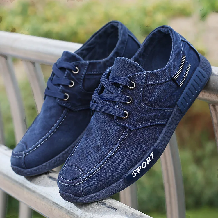 

Spring Summer Men Shoes Lace Up Leisure Soft Vulcanize Shoes Male Footwear Flat Summer Men Shoes, 3 colors