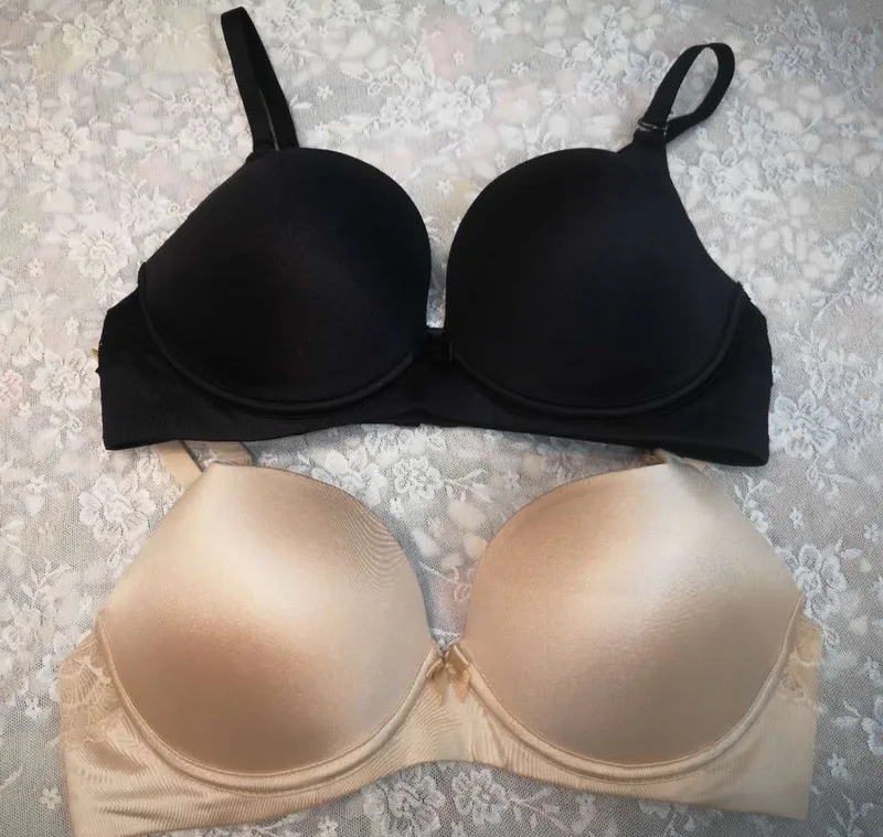 

high quality fashion women push up bras curvy Paris young ladies lace bra OEM/ODM shantou bra factory, Black/nude