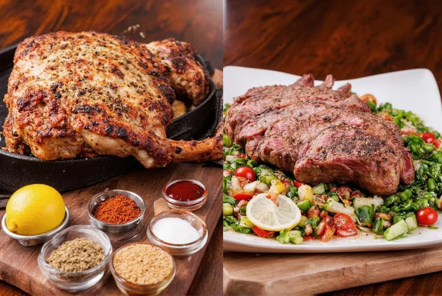 Seasoning comparison table