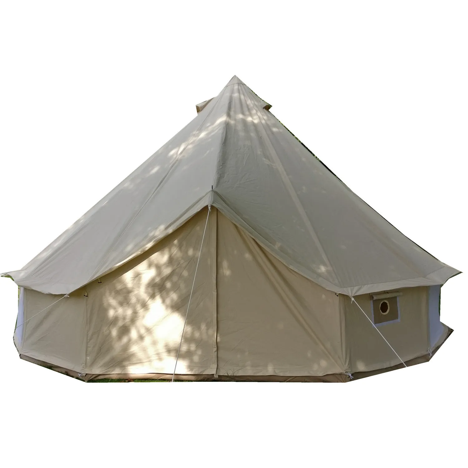 

Waterproof Cotton Canvas Bell Tent Family Tent 3m 4m 5m 6m 7m Cotton Canvas Bell Tipi Tent For Camping