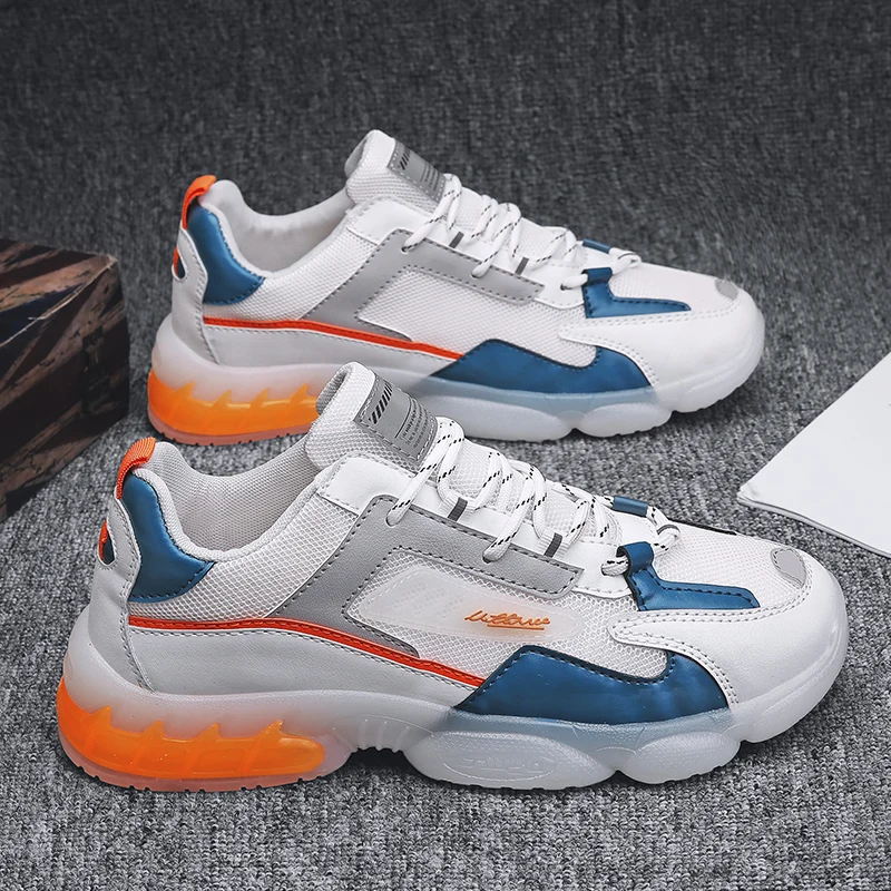 

New Design Men's Fashion Sneakers Running Sports Shoes Blade Sole trending mens sneakers