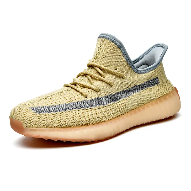 

QINGDI Jinjiang Manufacturer Wholesale Men's And Women's Lightweight Breathable Sports Shoes Fly Knitting Running Shoes Yezee