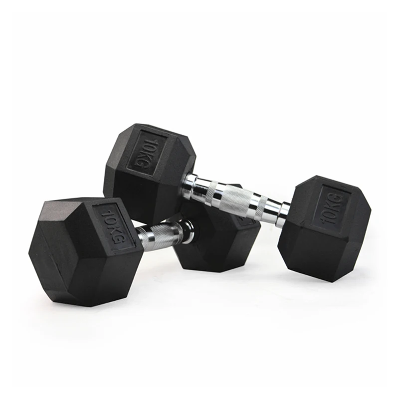 

Factory stock wholesale free weight high quality hex dumbbell, Black