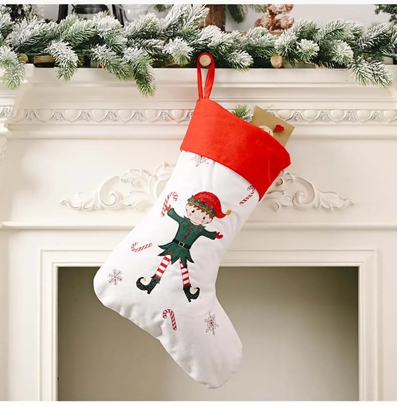 hb51圣诞装饰用品创意核桃士兵圣诞袜