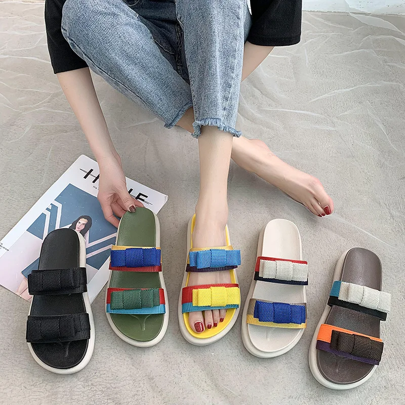 

Slippers for women new Korean version sandals summer 2020 rubber soft soles slipper flip-flops non-slip beach women slippers