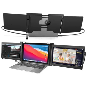 

Manufacture 4k portable monitor dual triple screen USB C IPS laptop monitor tri screen for laptop