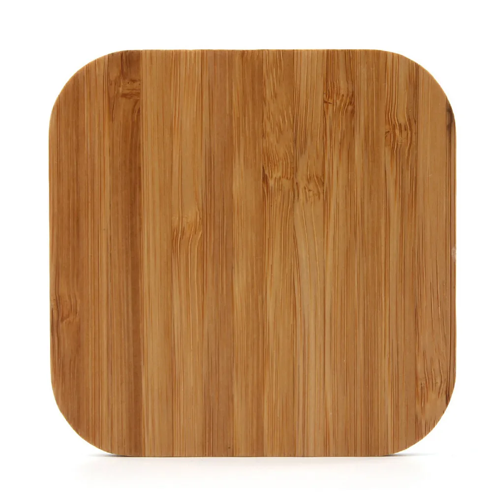 

Eco-friendly customized Wooden Bamboo wireless charger for mobile phones, Wood or bamboo