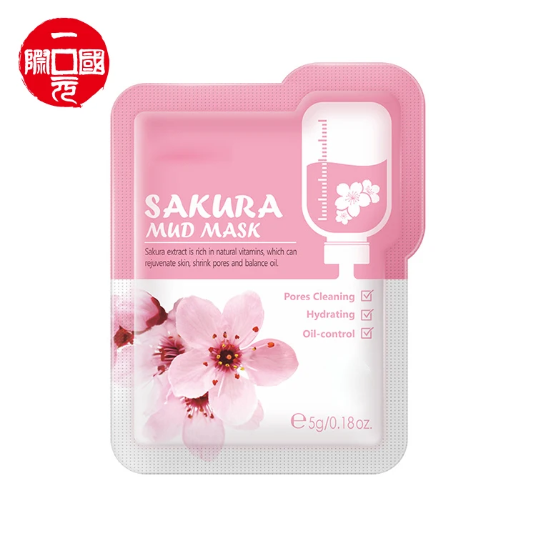 

Pink Skin Care Cherry Blossom Moisturizing Facial Mud Clay Mask