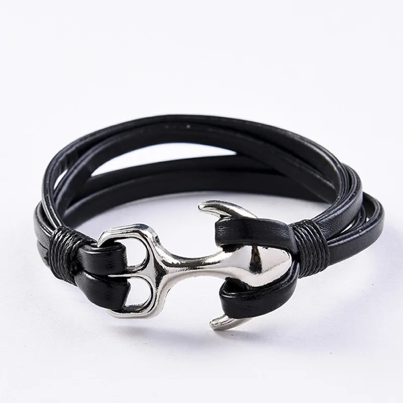 

Sell Well Stainless Steel Cross Men's Titanium Steel Fashion Crystal Bracelet, Black