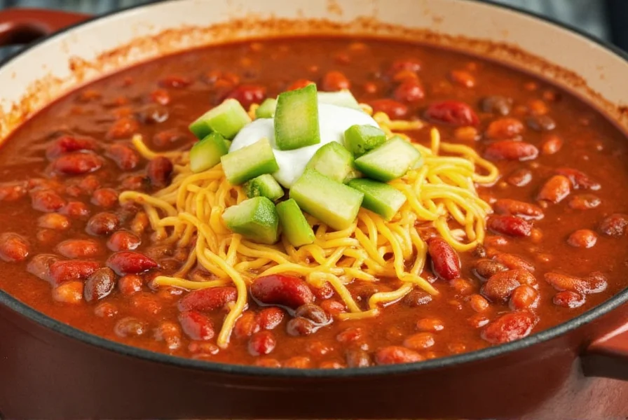 Various beans used in chili recipes