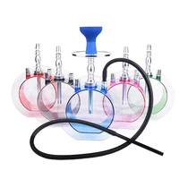 

Portable new hookah acrylic shisha hookah set factory wholesale supply
