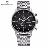 

PAGANI DESIGN 2720K men Quartz watch Stainless Steel Band Watch Chronograph Military Watches