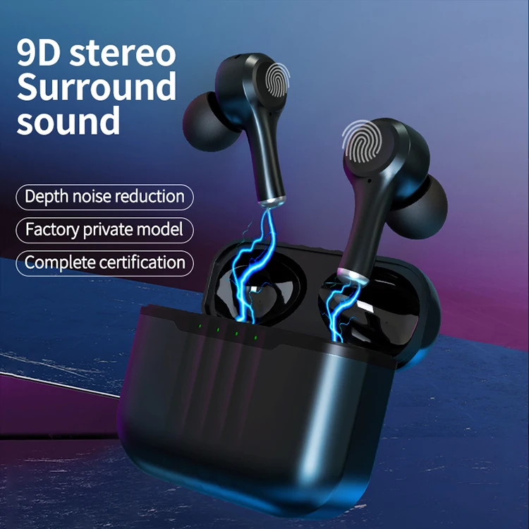 

New Anc Active Noise Cancelling Tws anc Earbuds true 5.0 Wireless Earphone Air Pro 3 4 5 6 wireless headphone Waterproof J7
