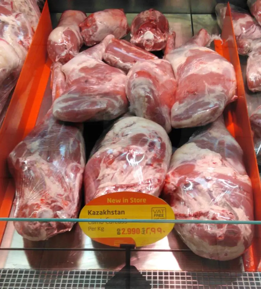 
Chilled meat halal 