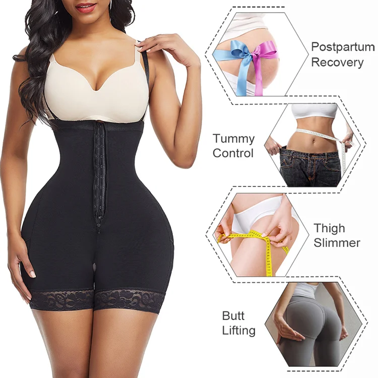 

Lace Tummy Control Butt Lifter Hip Enhance Shapewear Body Shaper Women Slimming High Waist