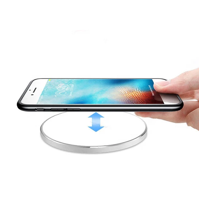 

TOYOUMI LED 10W long distance wireless charger phone charging stand, Black white red