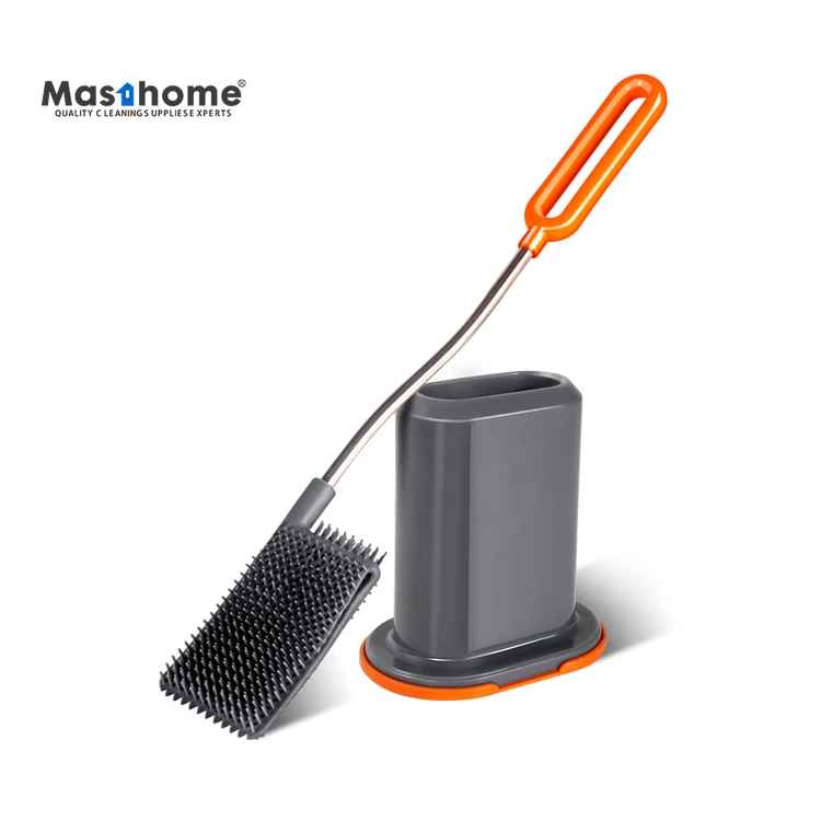 

Masthome TRP soft easy brush and holder price silicone head plastic cleaning toilet brush