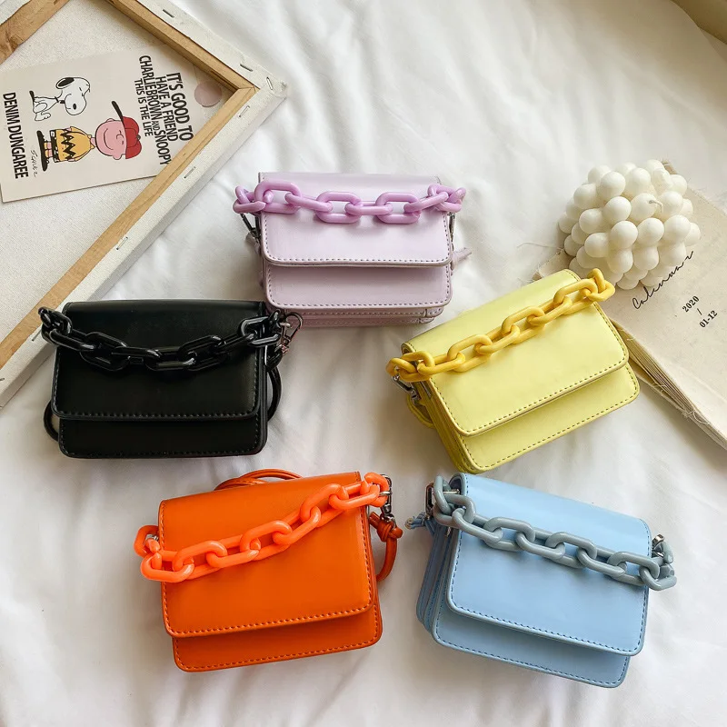 

2020 Fashion Fall Little Girls Purse Mini Shoulder Sling Bag For Children Korean Fashion Bags, Black,purple,yellow,blue,orange