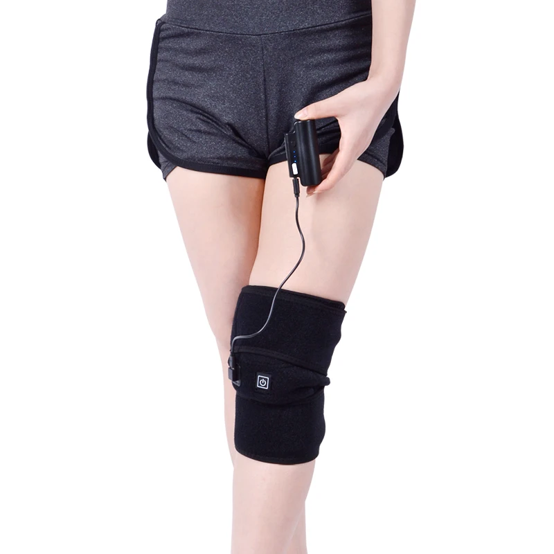 

ETHAN Knee Heating Pad and Massager 2-in-1 for Arthritis Pain Relief (Heat and Massage Knee Pad 1 Pic), Black or customized