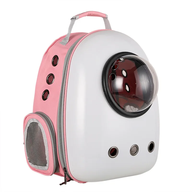 

Hot Sale Go Out Transparent Portable Pet Backpack Cat Cage Carry Pet Box Shoulder Cat School Bag Space Capsule Cat Bag Carrier, As picture