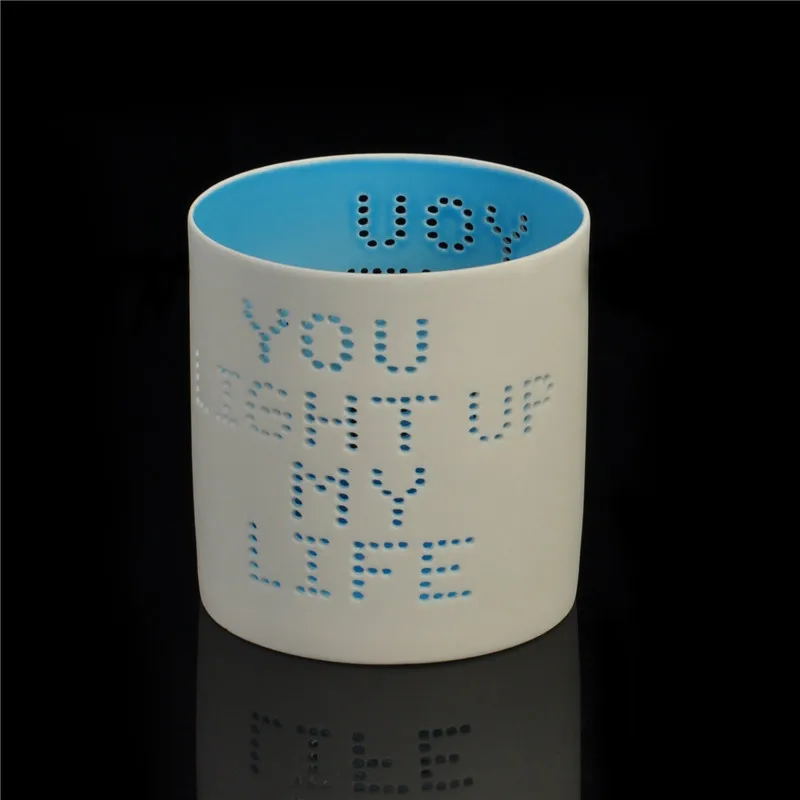 You Light Up My Life Ceramic Candle Hoder Home Decoration Pieces