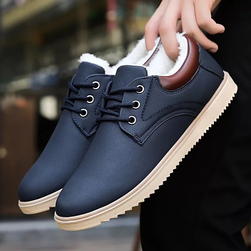 

OEM hiking safety winter leather shoes for men, As picture show or customized