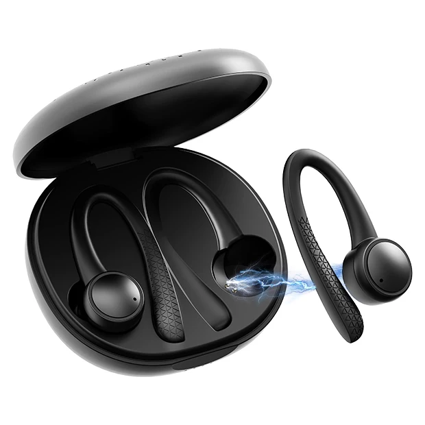 

FB-T7 pro portable touch control handsfree HIFI BT Binaural wireless ANC 5.0 in ear hook earphone earbuds earpod