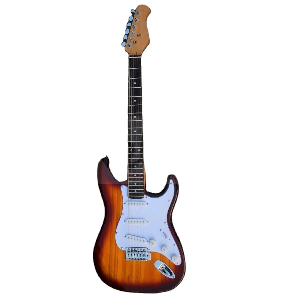 

Weifang Rebon 6 String 39 size/inch Cheap beginner ST Electric Guitar/Guitar/Guitarra, Natural