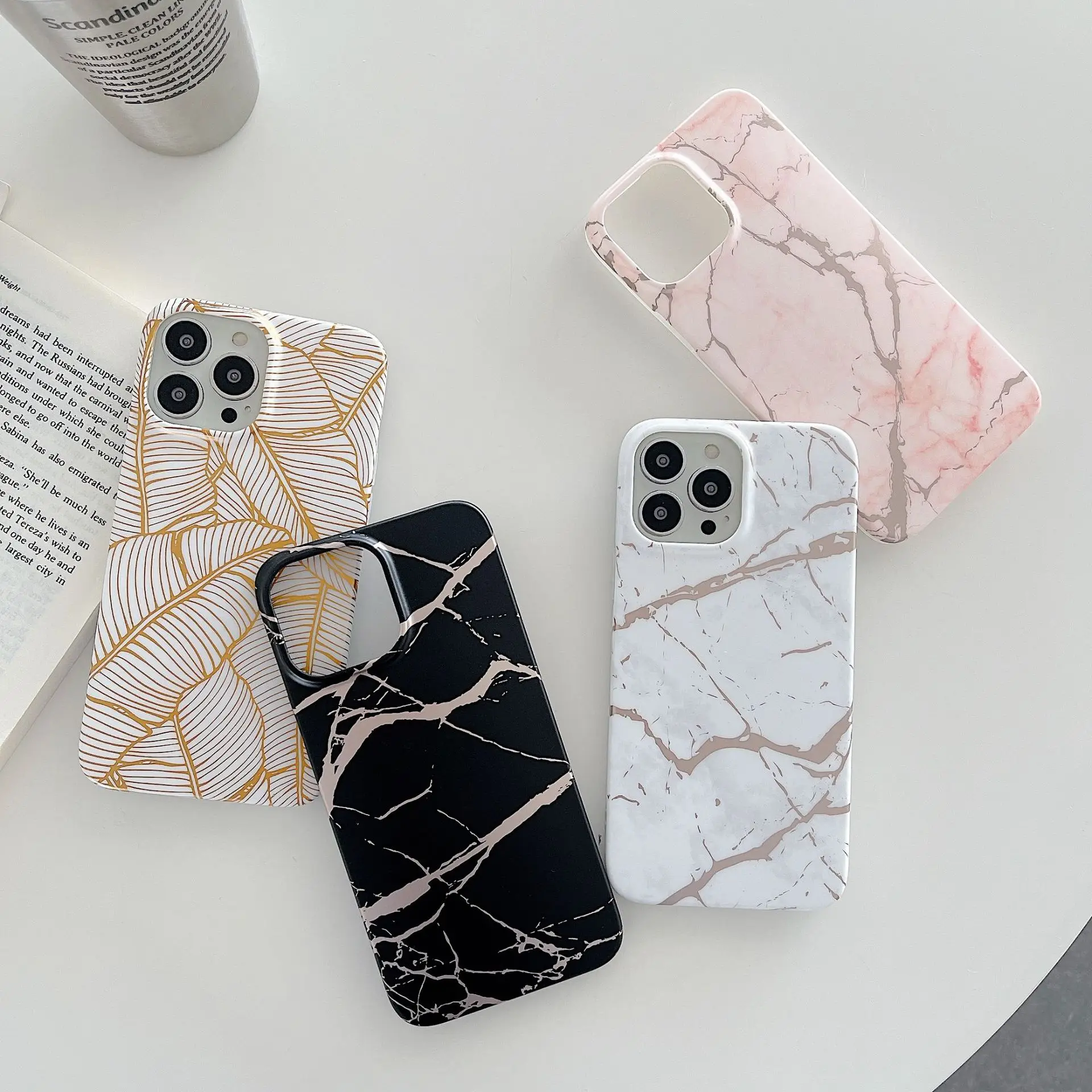 

Marble tpu phone cover phone accessories case for iphone 13 pro max cover phone case, 5 colors