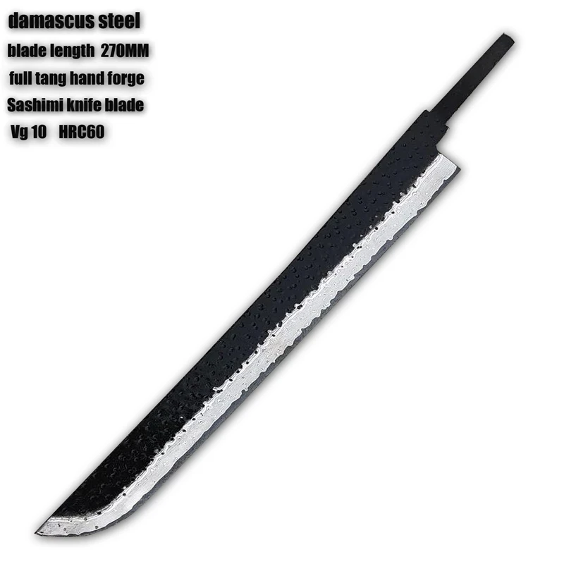 

Cross border hot sale Damascus steel first pill knife embryo chef knife embryo