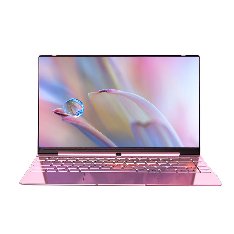 

2020 New Metal I7 Quad-Core Female Ultra Thin Portable Laptops Computer Notebook, Sliver/green/pink