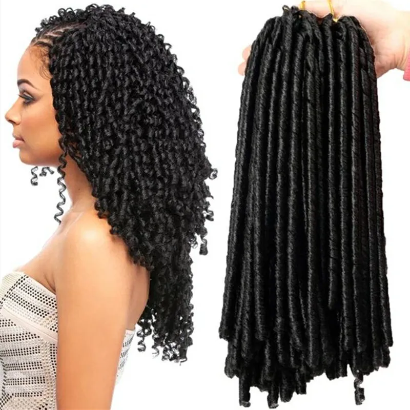 

30 strands 14inch 70g/pack Synthetic Spring Twist Braiding Hair Extensions Afro Hairstyles Soft Dreadlock Crochet Braids Wigs, 11 colors