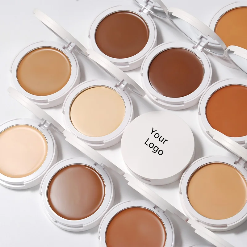 ODM OEM Custom Your Own Logo Private Label Waterproof Whitening Moisturizer Concealer Foundation Base Cream for Dark Skin