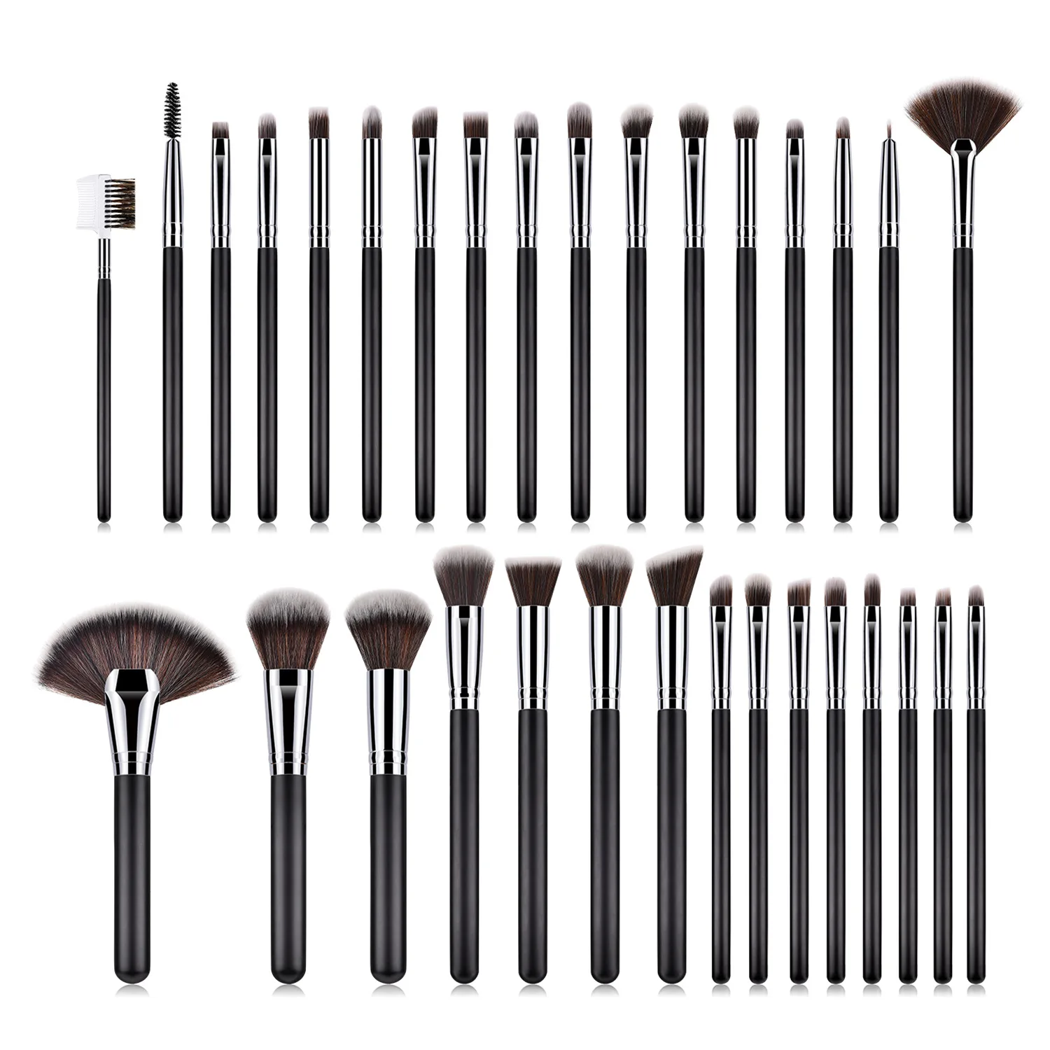 

Profession 32pcs Makeup Brush Set Eyeshadow Foundation Makeup Brush Kit Black Color Eyeshadow Makeup Brushes