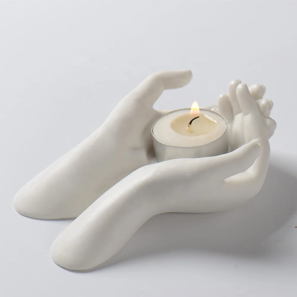 

Nicole Handmade Cobblestone Candlestick Flowerpot Silicone Molds Craft Cement Candle Holder Tool, Random